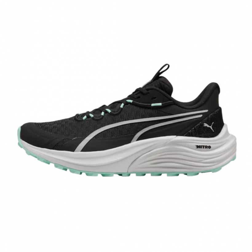 Puma Electrify NITRO 4 Trail Black Green AW25 Women's Shoes