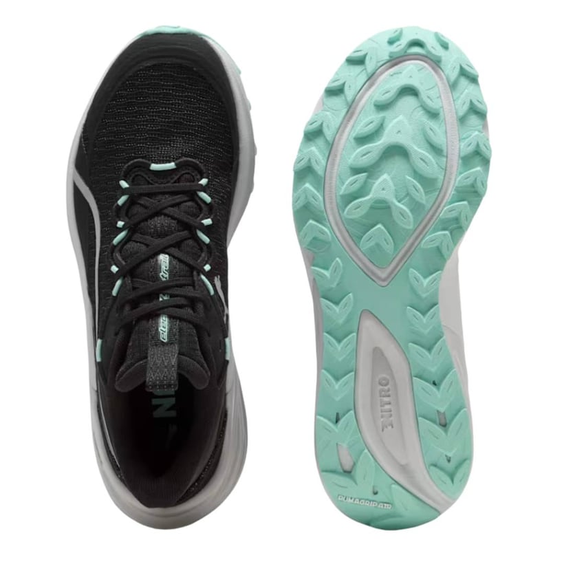 Tênis Puma Electrify NITRO 4 Trail Preto Verde...