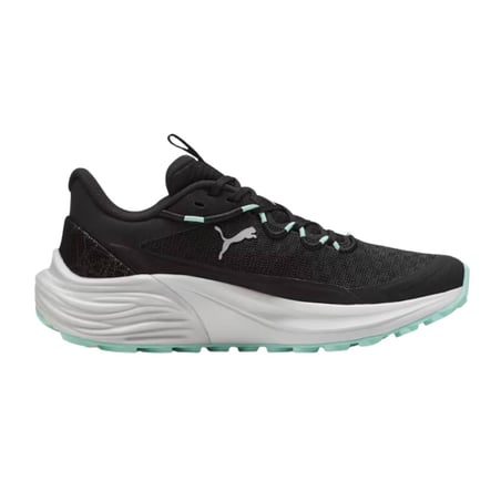 Zapatillas Puma Electrify NITRO 4 Trail Negro Verde AW25 Mujer