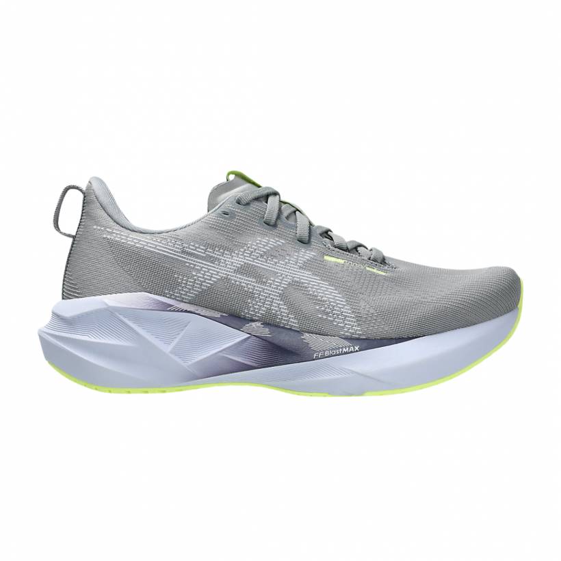 Asics Novablast 5 Grijs Wit AW25 Dames Sneakers