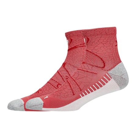 Chaussettes Asics Performance Run Quarter Rose Foncé