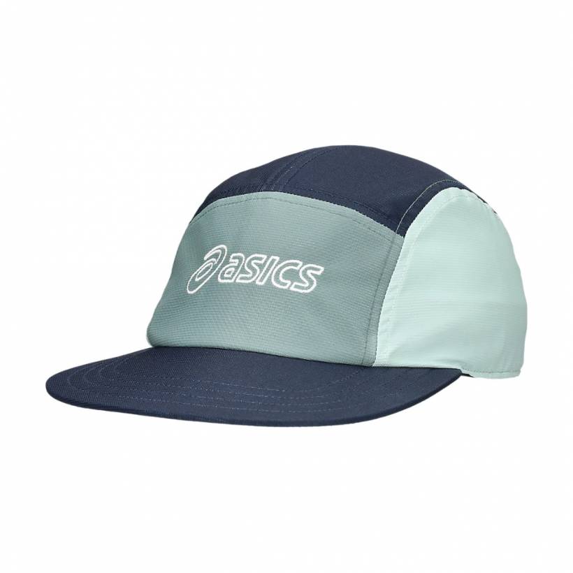 Casquette Asics 5 Panneaux Bleu Unisexe