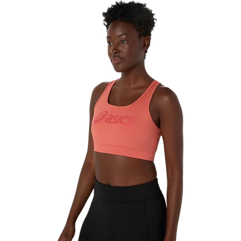 Top Asics Logo Padless Rosa Mulher