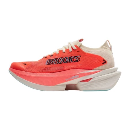 Brooks Hyperion Max 3 Coral Weiß AW25 Damen