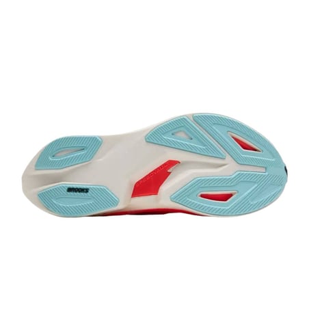 Zapatillas Brooks Hyperion Max 3 Coral Blanco AW25 Mujer