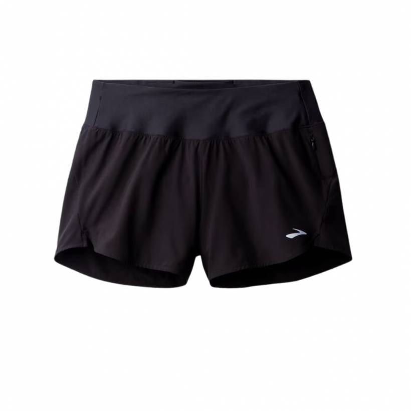 Brooks Chaser 3" Short 2.0 Zwarte Dames Shorts
