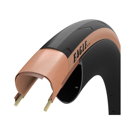 Cubierta Goodyear Eagle 700x25 Plegable Negro Marrón