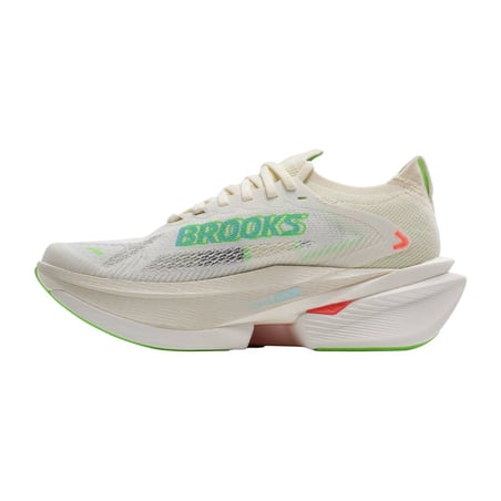 Scarpe Brooks Hyperion Max 3 Bianco Verde AW25 Donna