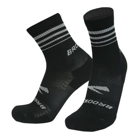 Brooks Run-In Crew 3er-Pack Socken Schwarz