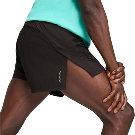 Puma Run Velocity 3" Split Shorts Zwart