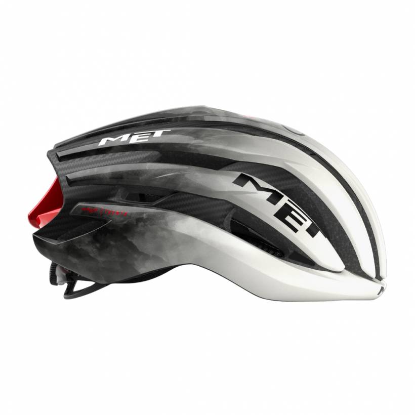 MET Trenta 3K Carbon Mips UAE Team Emirates Edition 2025 Helmet White Black