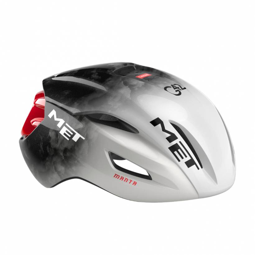 Kask MET Manta Mips UAE Team Emirates Edition 2025 Biały Czarny