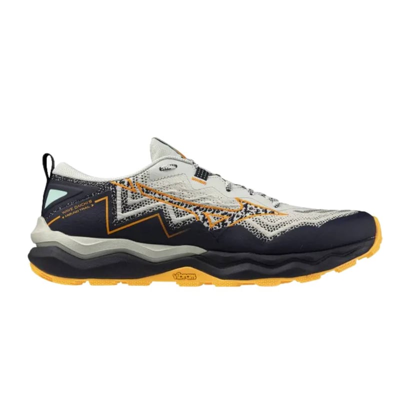 Mizuno Wave Daichi 9 Schuhe Beige Schwarz AW25