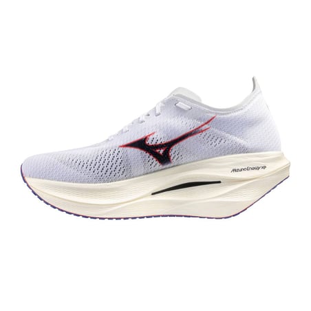 Mizuno Wave Rebellion Pro 3 Shoes White Red AW25 Unisex