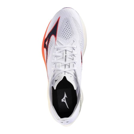 Mizuno Wave Rebellion Pro 3 Shoes White Red AW25 Unisex