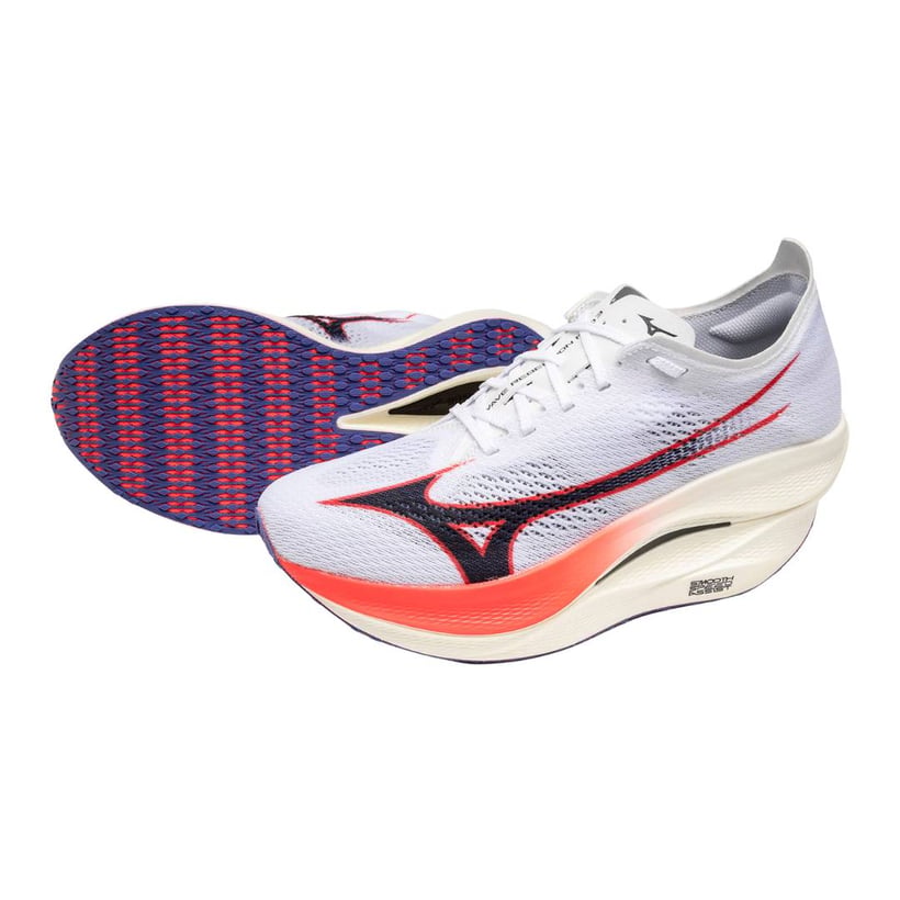Mizuno Wave Rebellion Pro 3 Shoes White Red...