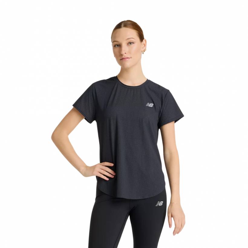 New Balance Race Day Ultra Light Zwart Dames T-shirt