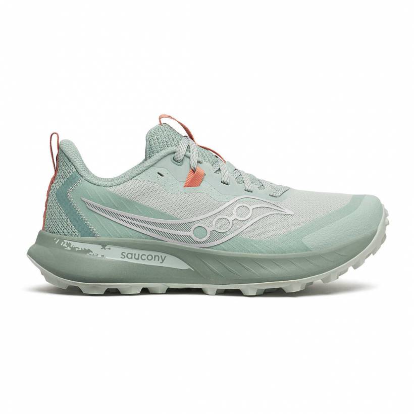 Scarpe Saucony Peregrine 15 Verde Grigio AW25 Donna