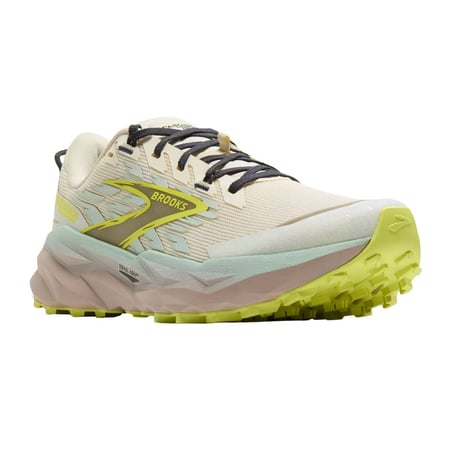 Brooks Cascadia 19 Shoes Beige Yellow AW25 Women