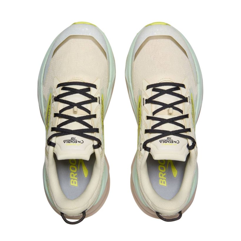 Brooks Cascadia 19 Shoes Beige Yellow AW25 Women