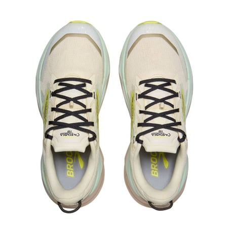 Brooks Cascadia 19 Shoes Beige Yellow AW25 Women