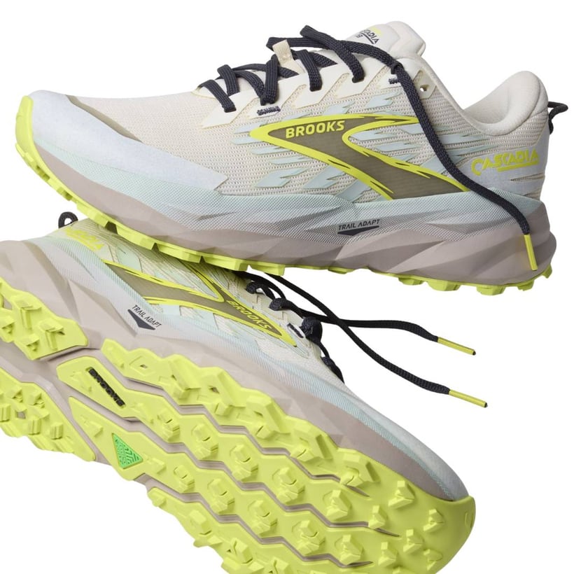 Chaussures Brooks Cascadia 19 Beige Jaune AW25...