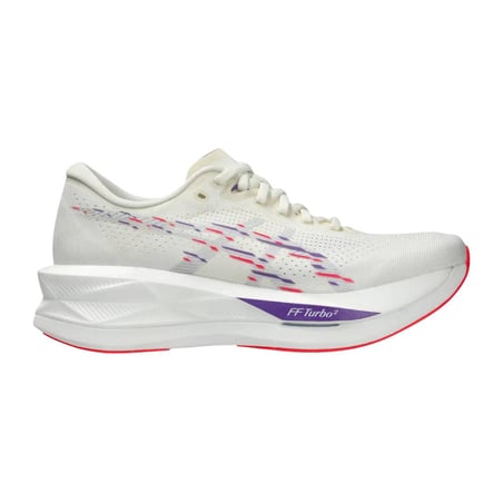 Zapatillas Asics Sonicblast Blanco Rojo AW25 Mujer
