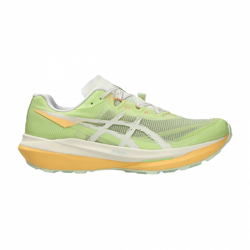 Chaussures Asics Fujispeed 4 Vert Jaune AW25 Unisexe.