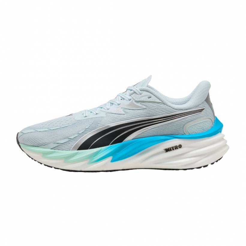 Chaussures Puma Velocity NITRO 4 Bleu Vert AW25