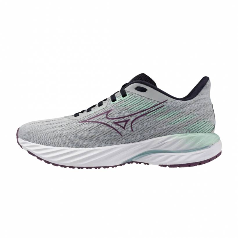 Chaussures Mizuno Wave Inspire 21 Gris Blanc AW25 Femme