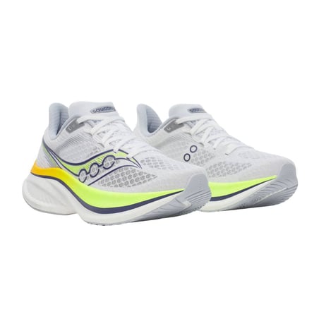 Saucony Endorphin Speed 5 Schuhe Weiß Gelb AW25