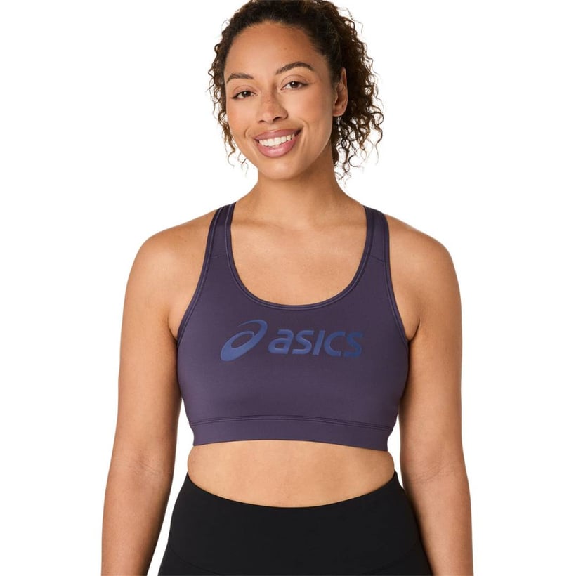 Brassière Asics Logo Padless Violette Femme