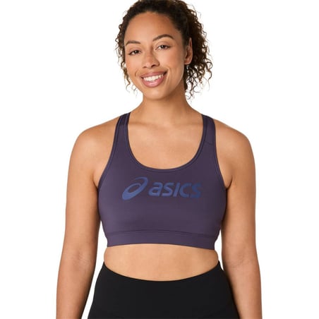 Sujetador Asics Logo Padless Morado Mujer