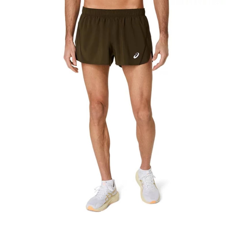 Short Asics Core Split Marrom
