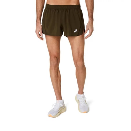 Short Asics Core Split Marrom