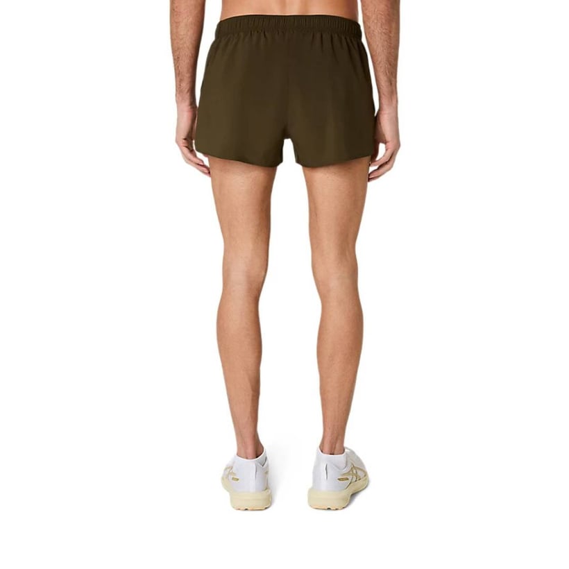 Short Asics Core Split Marron