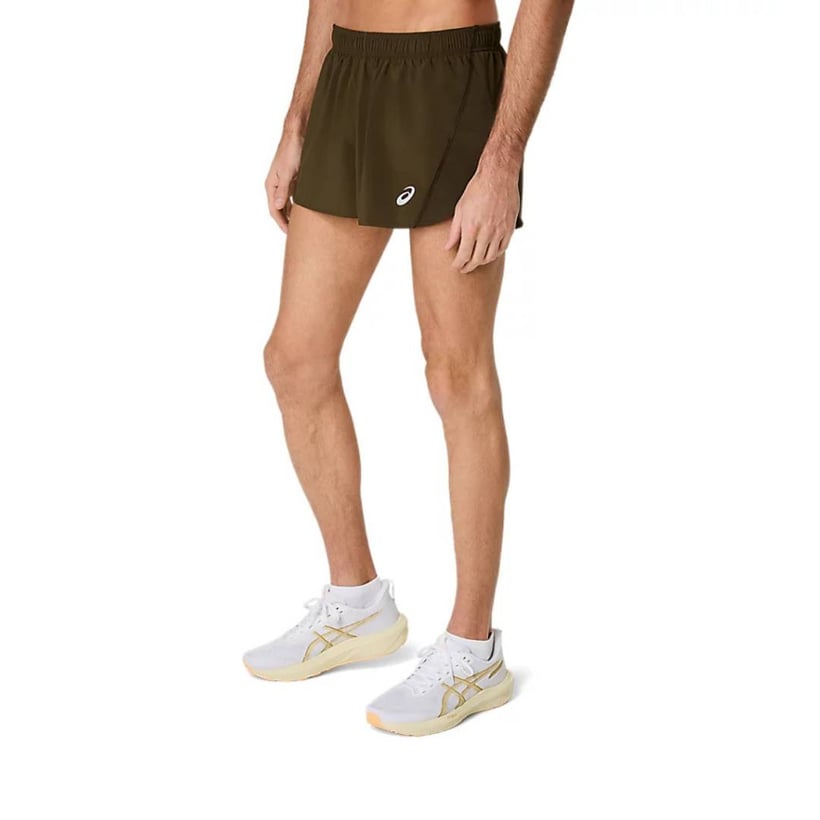 Short Asics Core Split Marron