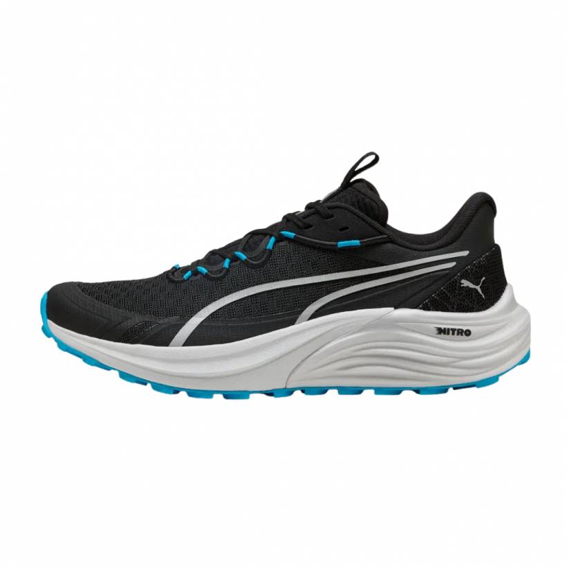 Chaussures Puma Électrify NITRO 4 Trail Noir Bleu AW25