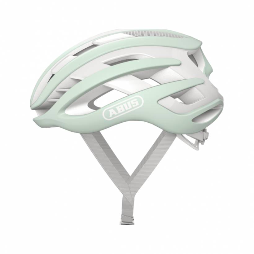 Kask Abus Airbreaker Zielono-Biały