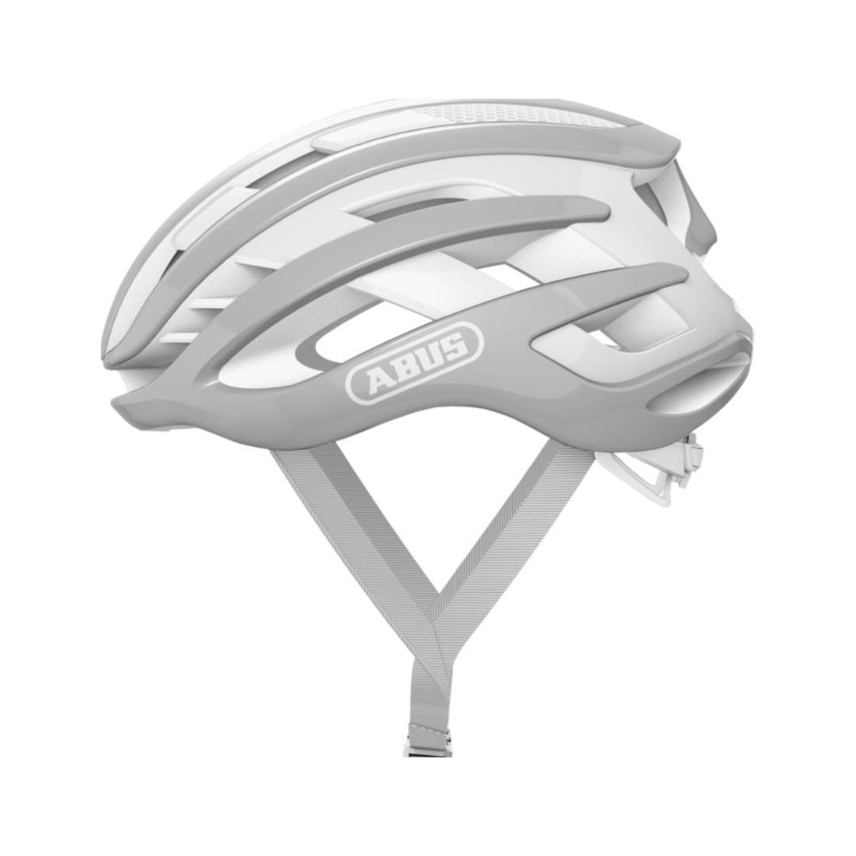 Photos - Bike Helmet ABUS Airbreaker Helmet Grey White, Size L 94324-L