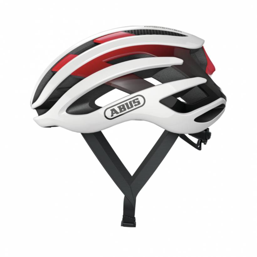 Casco Abus AirBreaker Blanco Rojo