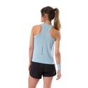 Camiseta Compressport Performance Singlet Sem Mangas Azul Mulher