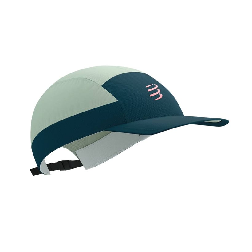 Czapka Compressport 5 Panel Light Zielono-Różowa