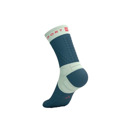 Chaussettes Compressport Ultra Trail V2.0 Bleu Vert