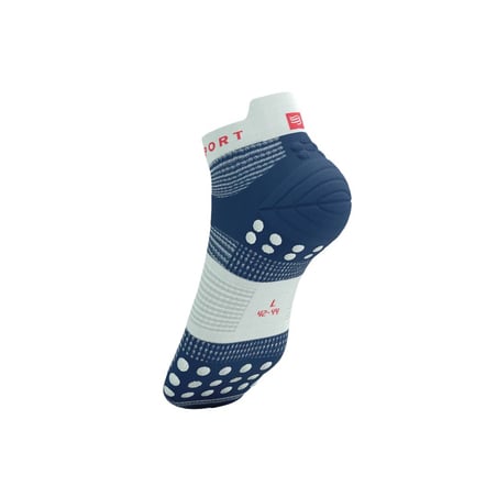 Skarpetki Compressport Pro Racing v4.0 Run Low Niebiesko-Białe