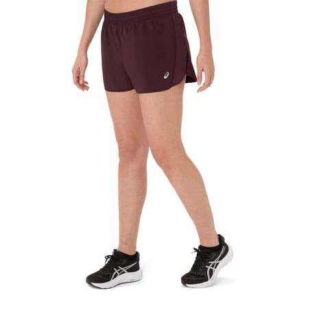 Spodenki Asics Core Split Bordo Czerwone Damskie