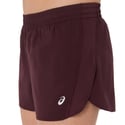 Pantalón Corto Asics Core Split Rojo Burdeos Mujer