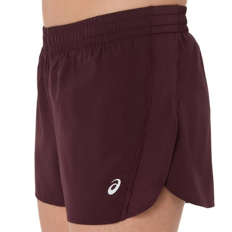Short Asics Core Split Bordeaux Rouge Femme