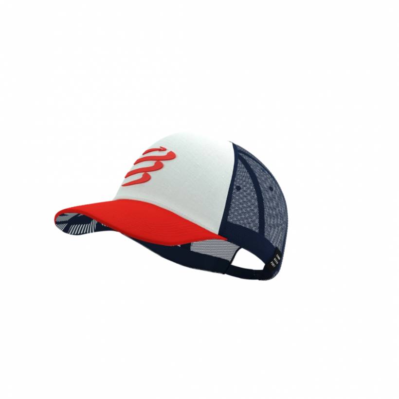 Compressport Trucker Kappe Blau Rot