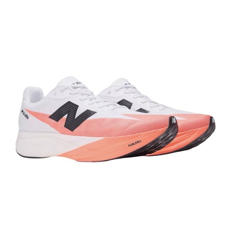 Chaussures New Balance FuelCell SuperComp Elite v5 Blanc Rouge AW25